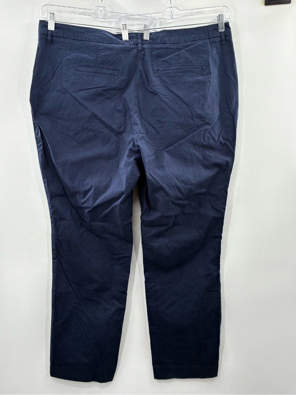 3For$20 Jessica London Navy Blue Chino Pants size: 24W Tall New - Picture 3 of 5